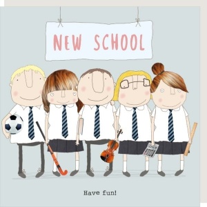 Greeting Card - New School